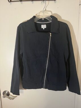 Alternative Apparel Black Zip-Up Jacket size large